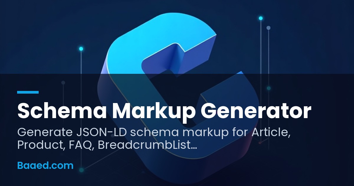 Schema Markup Generator — JSON-LD for Article, Product, FAQ & More ...