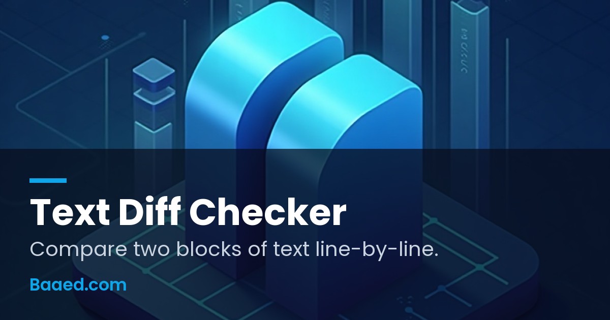 Text Diff Checker — Compare Two Texts Online — Baaed FREE SEO Suite